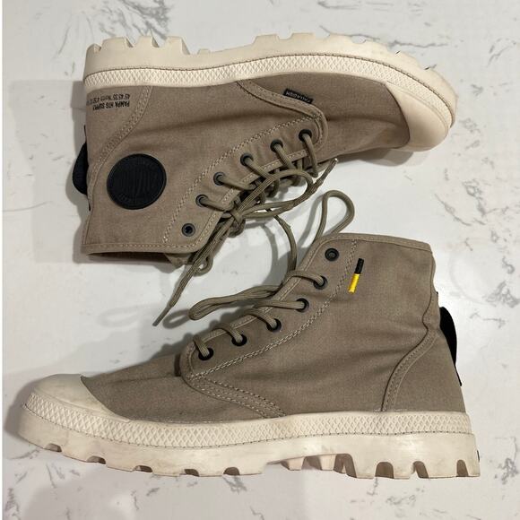 Palladium Pampa Hi HTG Supply Mid Cut Hi Boot Hightop, Unisex W 11, M 9.5, EUC - Picture 3 of 6